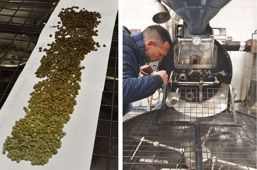 Le fasi di tostatura del caffè